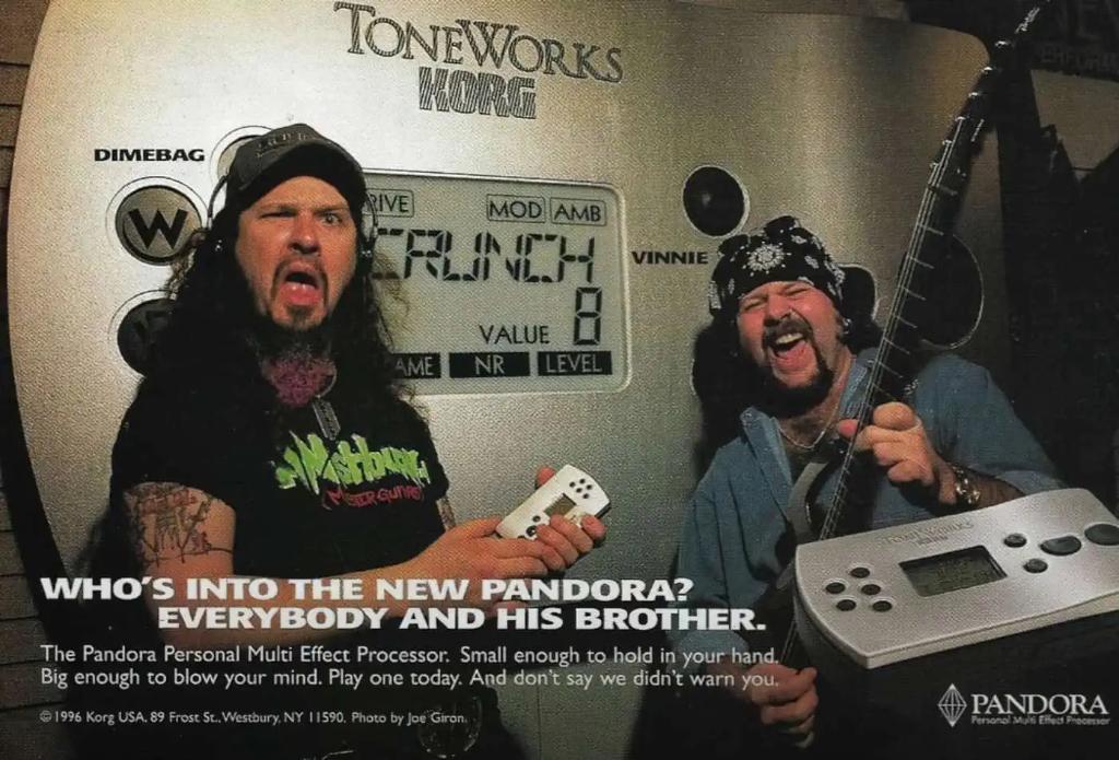 Korg Gitaareffect Pandora Toneworks  - used by Dimebag, Muziek en Instrumenten, Ophalen of Verzenden, Multi-effect