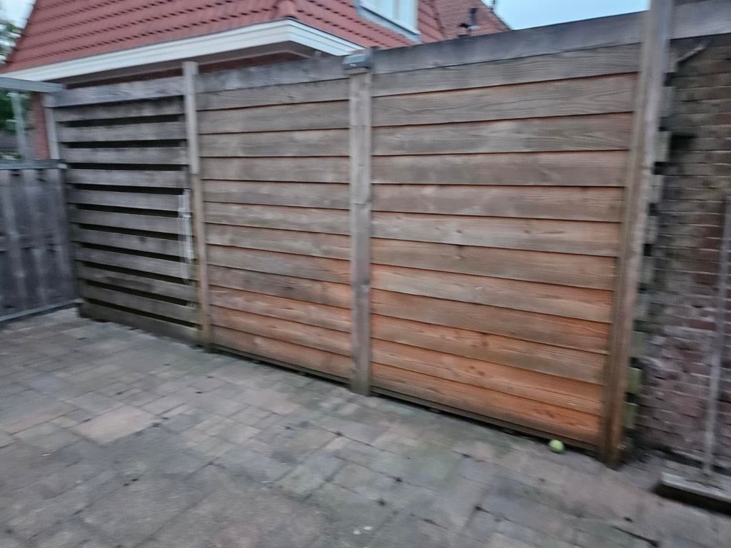 Schutting plus deur en hek, Ophalen, 1 tot 2 meter, 6 meter of meer, Zo goed als nieuw