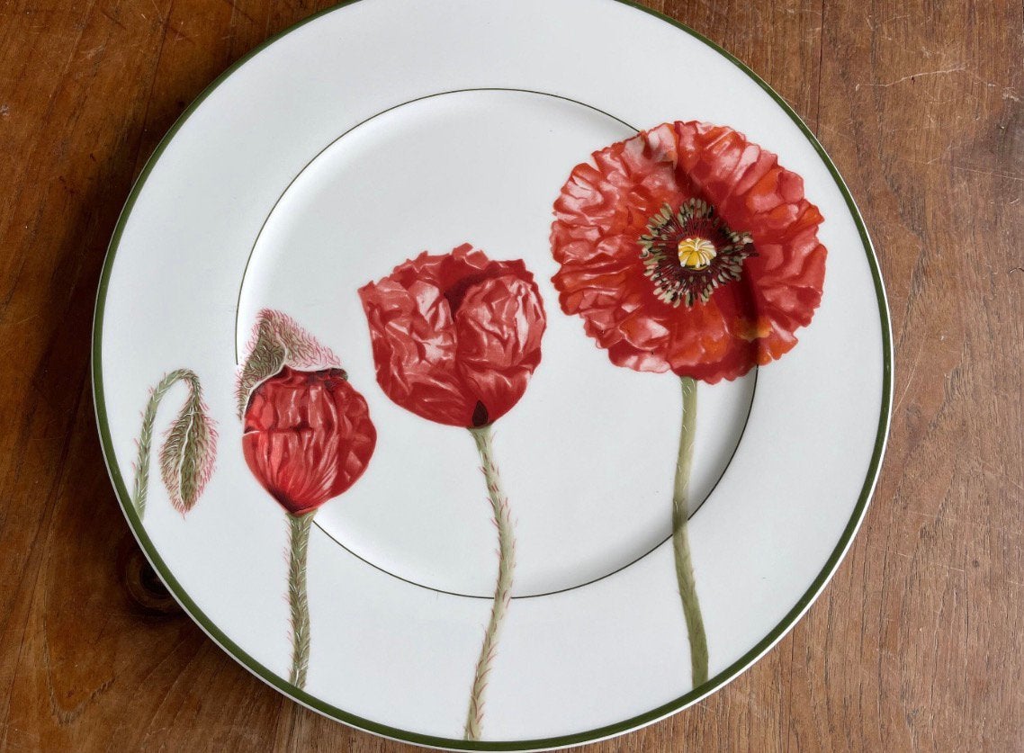 Villeroy & Boch flora onderborden/gebakschaal 30cm, Ophalen of Verzenden