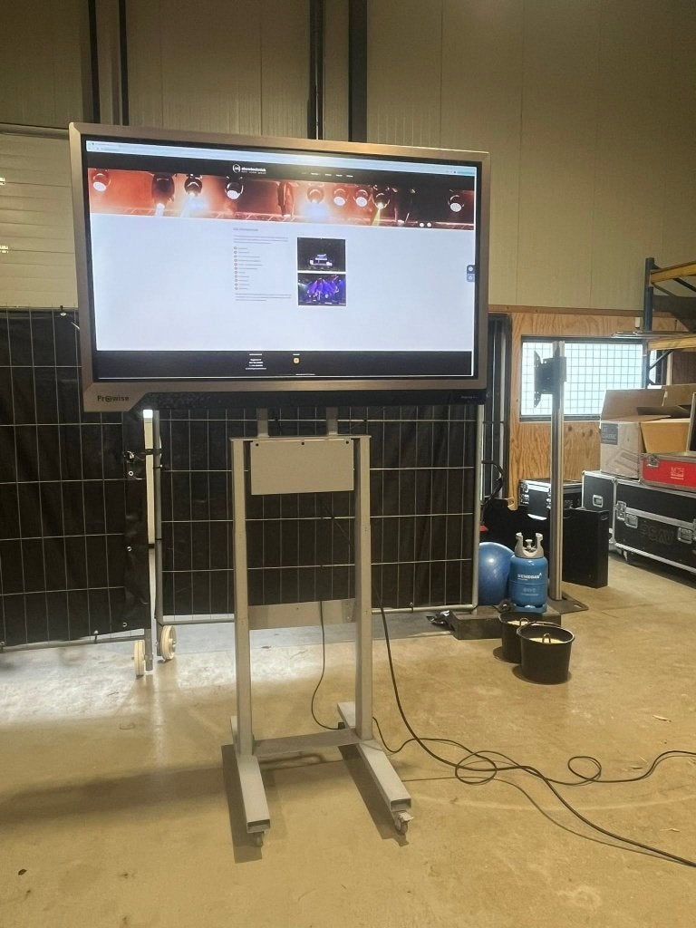 75 inch 4k digiboarden / touchscreens incl elekrisch statief, Gebruikt, Prowise, Digiboard, Prowise