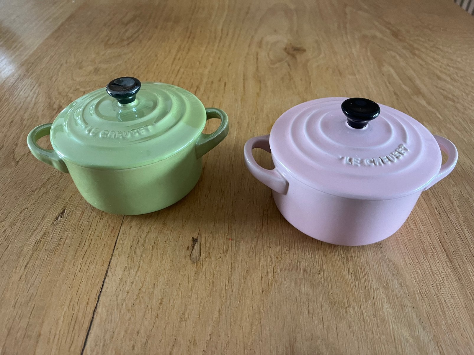 Le creuset mini braadpan, Huis en Inrichting, Keuken | Potten en Pannen, Ophalen, Zo goed als nieuw, Gietijzer