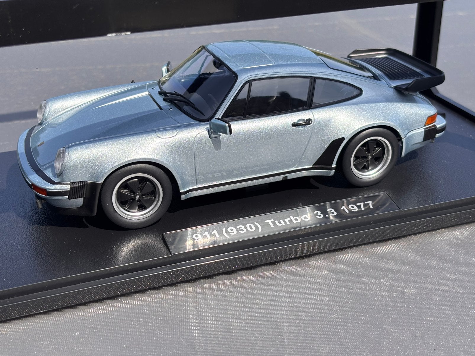 Porsche 911 930 turbo 3.3 1977 blue metal KK 1:18 NIEUW !C4F, Hobby en Vrije tijd, Modelauto's | 1:18, Overige merken, KK, ., Nieuw