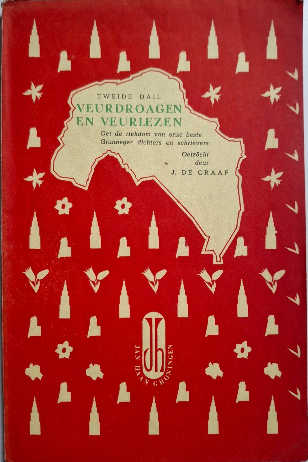 J.De Graaf - Veurdroagen en veurlezen  dln. 2-3-4-5-6, Ophalen of Verzenden, Gelezen, J.de Graaf