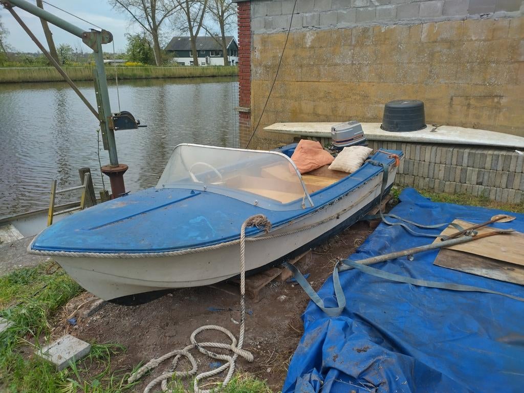 Opknapper met stuur en  Volvo Penta werking onbekend, Ophalen, Gebruikt, Motor en Techniek