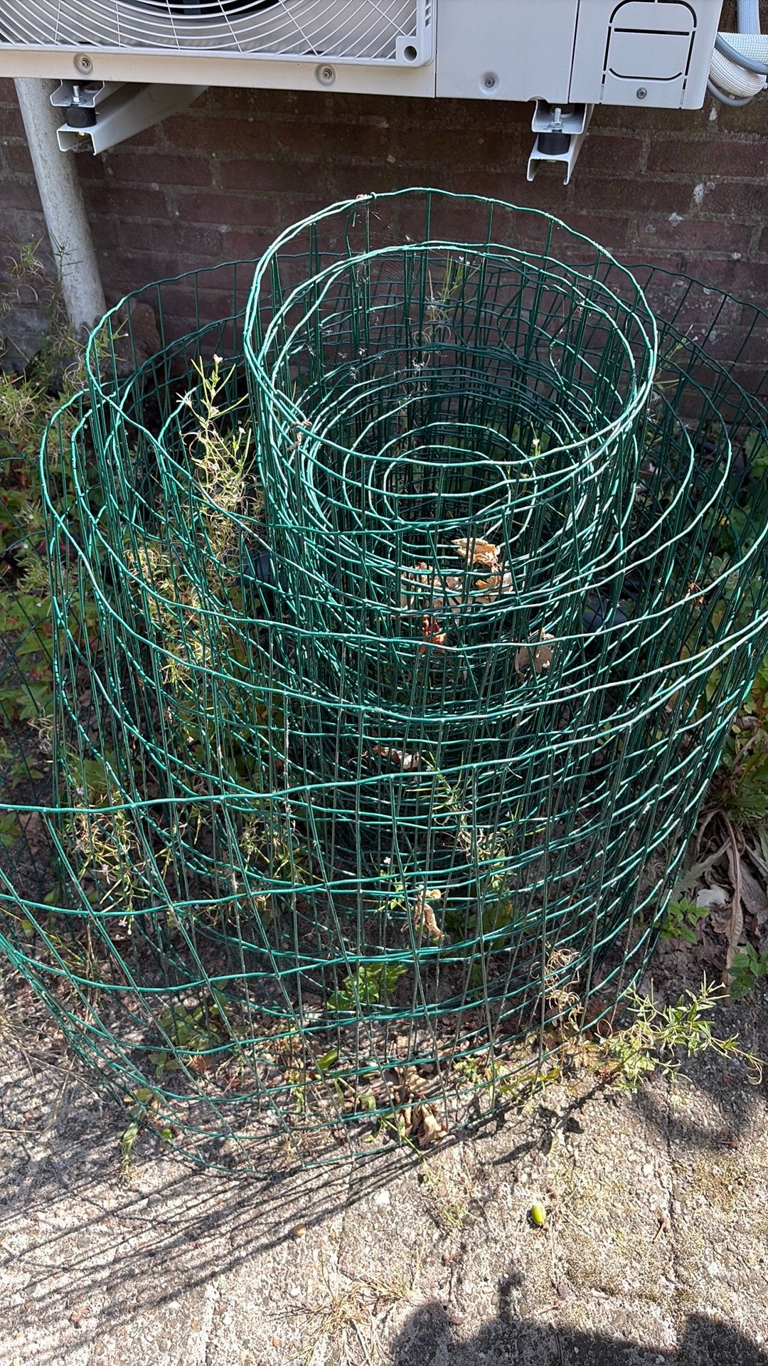Groen gaas meerdere stukken, Ophalen, Gebruikt, Minder dan 10 meter