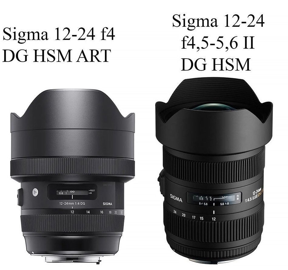 2 lenzen Sigma 12 - 24 voor Canon EF, Audio, Tv en Foto, Fotografie | Lenzen en Objectieven, Sigma, Beschermhoes/tas, Zo goed als nieuw