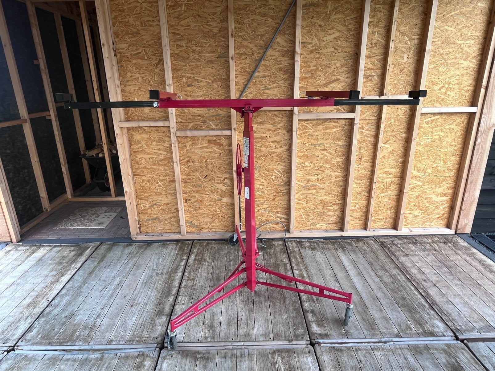 Gipsplaat lift te huur, platen lift. 9 euro per dag, Doe-het-zelf en Verbouw, Lieren en Takels, Ophalen, Zo goed als nieuw
