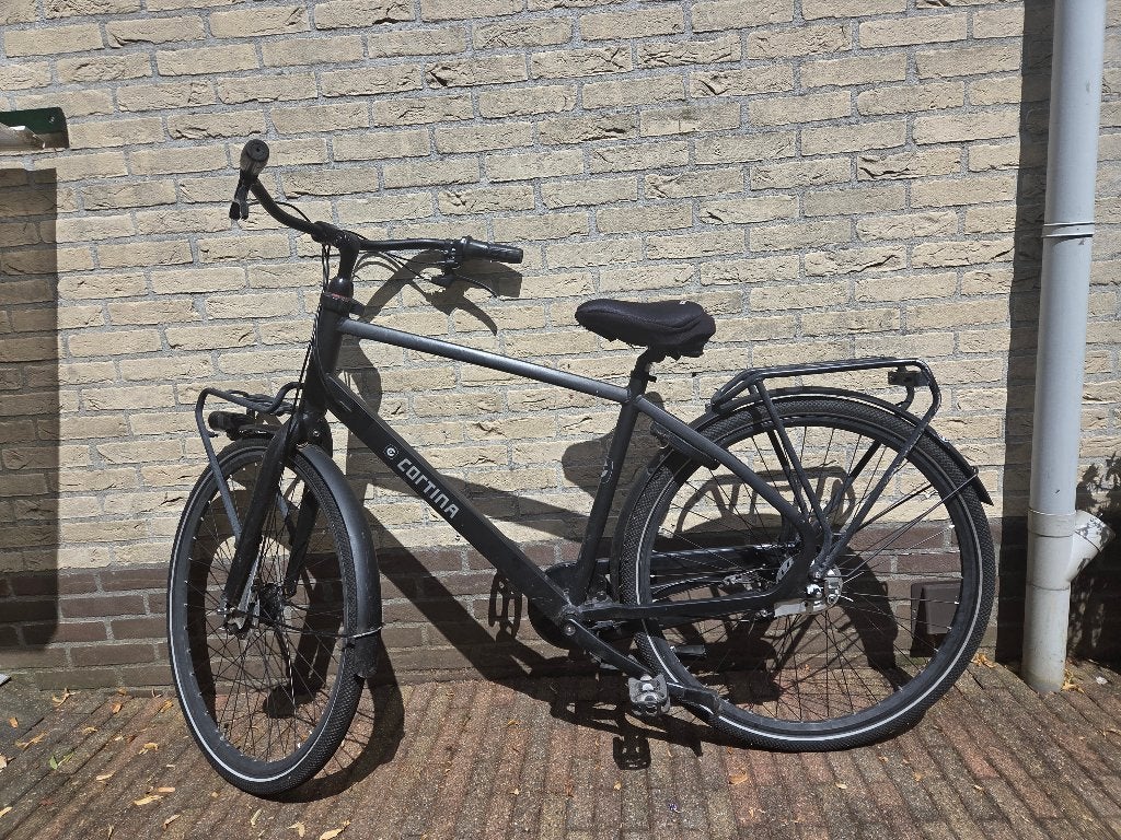 heren fiets, Gebruikt, Versnellingen, 49 tot 53 cm, Trommelrem