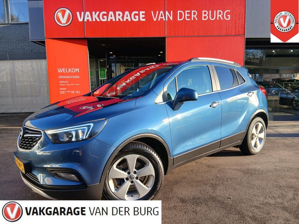 Opel Mokka X 1.4 Turbo Innovation Trekhaak, Auto's, Voorwielaandrijving, 12 maanden, Gebruikt, Blauw