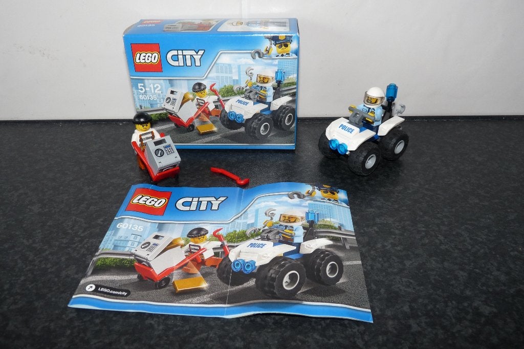als nieuw Lego City 60135 ATV arrestatie incl doos, City, Lego, Ophalen of Verzenden, Zo goed als nieuw