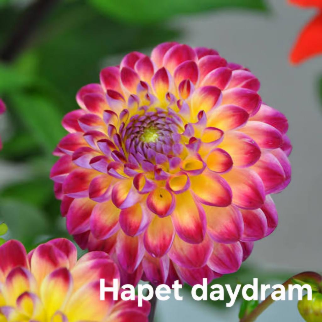 Dahlia Hapet daydream, Ophalen of Verzenden, Volle zon, Knol