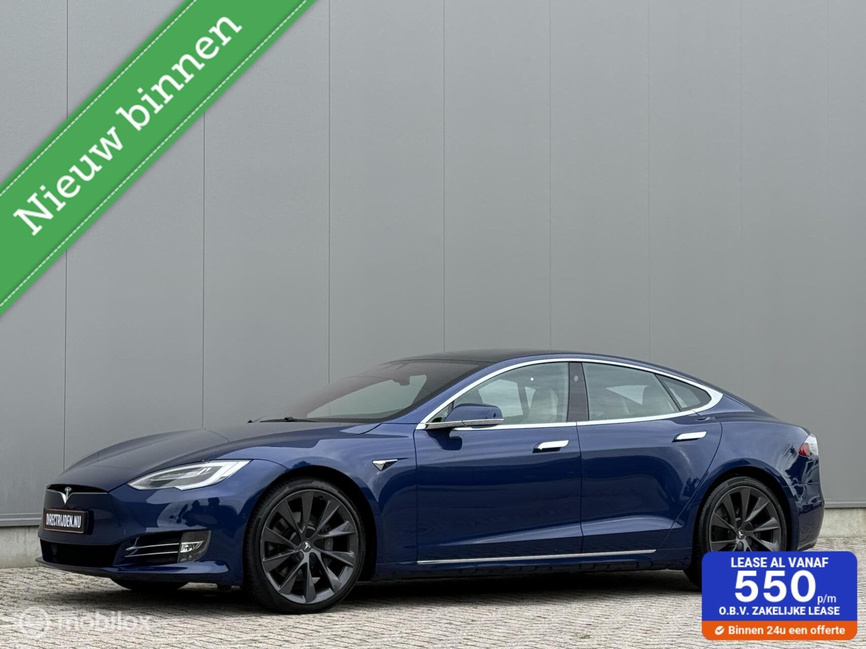 Tesla Model S Long Range FSD | SOH 88% | Topstaat | 21 inch, Automaat, Gebruikt, 110 €/maand, 2190 kg