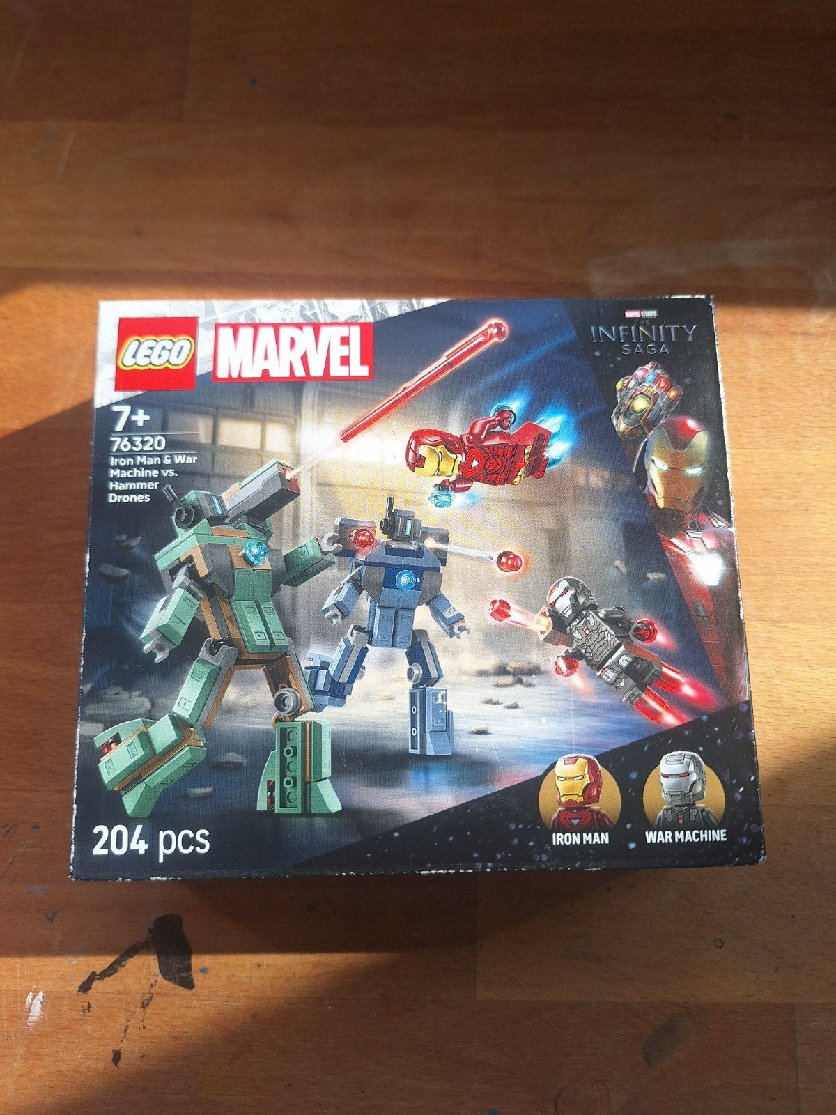 LEGO Marvel 76320 War Machine & Iron Man Drones, Marvel, Lego, Ophalen of Verzenden, Zo goed als nieuw