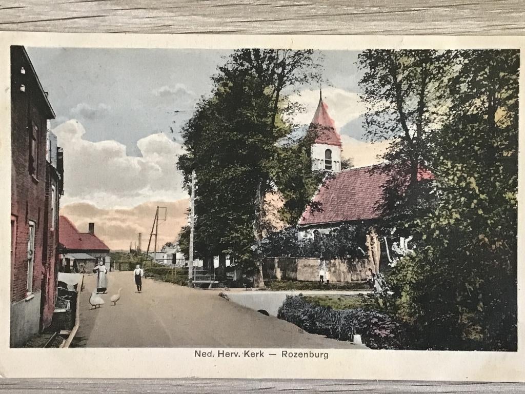 Rozenburg Ned.Herv, Kerk 1926, Verzenden, 1920 tot 1940, Gelopen, Zuid-Holland