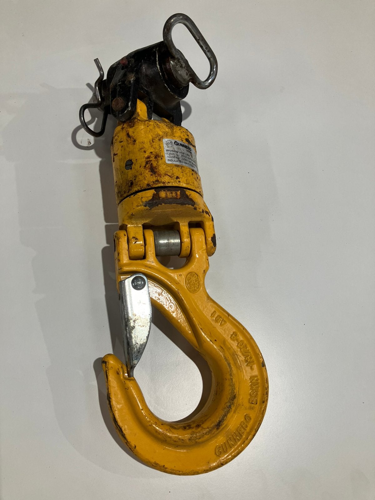 Gunnebo lasthaak 12,5t kogellagerwartel, Ophalen, Zo goed als nieuw, Handmatig