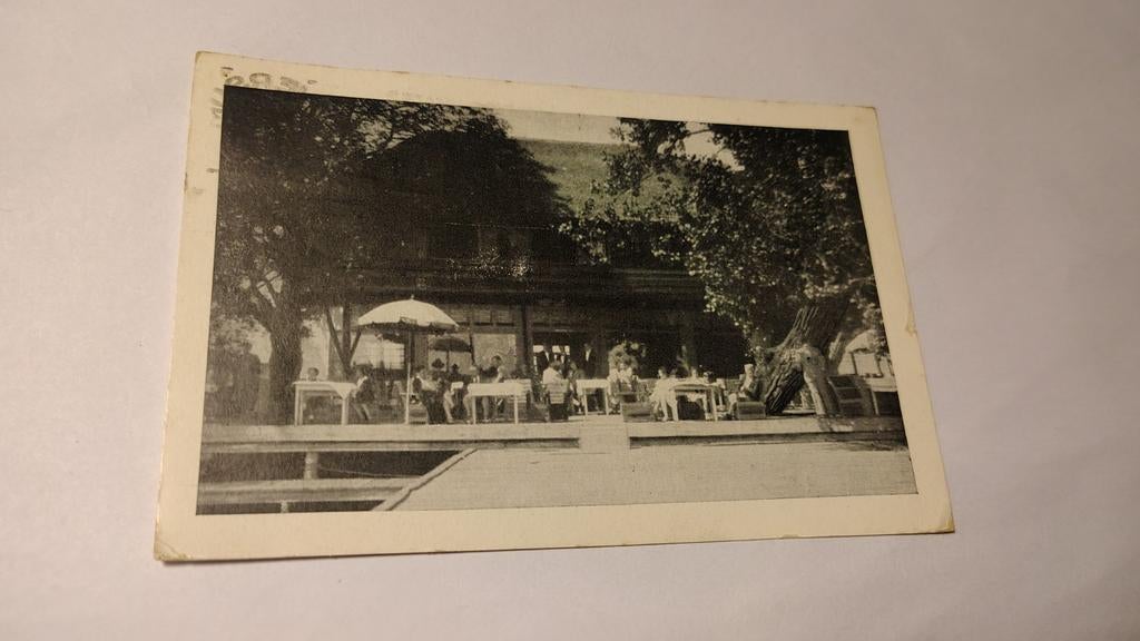 Oud Loosdrecht HOTEL-RESTAURANT "DE DRIESPRONG", Ophalen of Verzenden, 1940 tot 1960, Noord-Holland