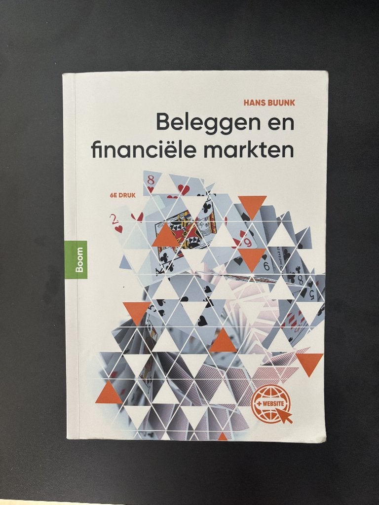 Beleggen en financiële markten, Zo goed als nieuw, Hans Buunk, Beta, HBO