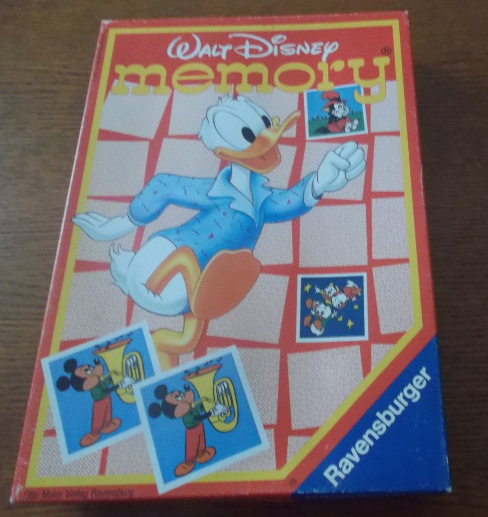spel Walt Disney Memory / Vintage / Ravensburger, Vijf spelers of meer, Ophalen, Gebruikt, Ravensburger