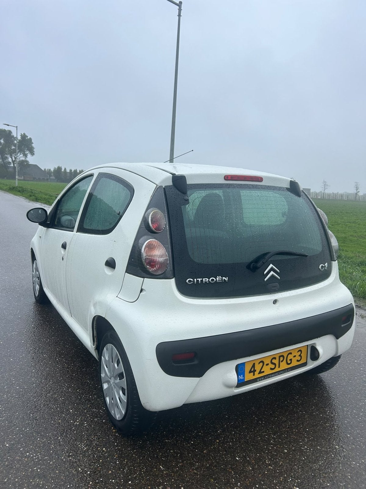 Citroën C1 | 5DRS | 2011 Wit | NAP + airco, Auto's, Voorwielaandrijving, 4 stoelen, C1, Origineel Nederlands