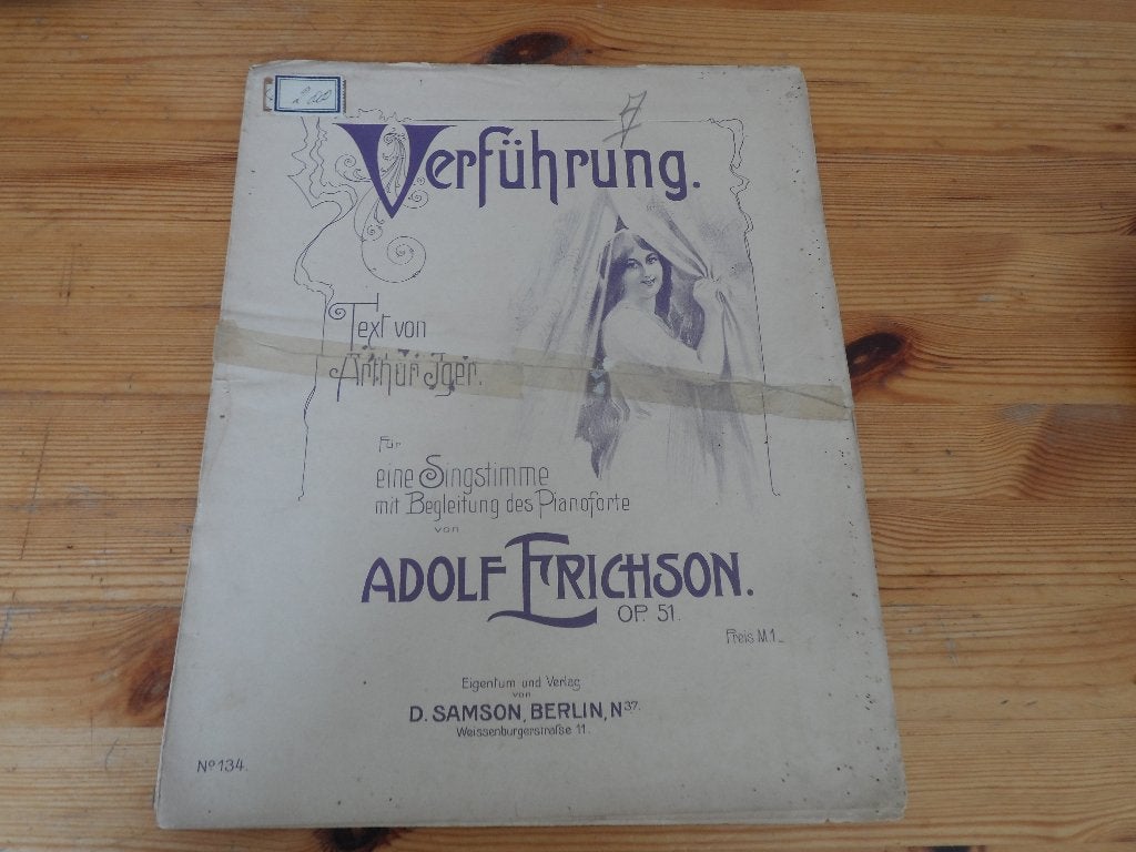 Adolf frichson - verfuhrung, Zang, Gebruikt, Ophalen of Verzenden, Artiest of Componist
