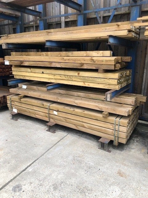 Geïmpregneerde planken, regels en palen, Ophalen, 250 cm of meer, Palen