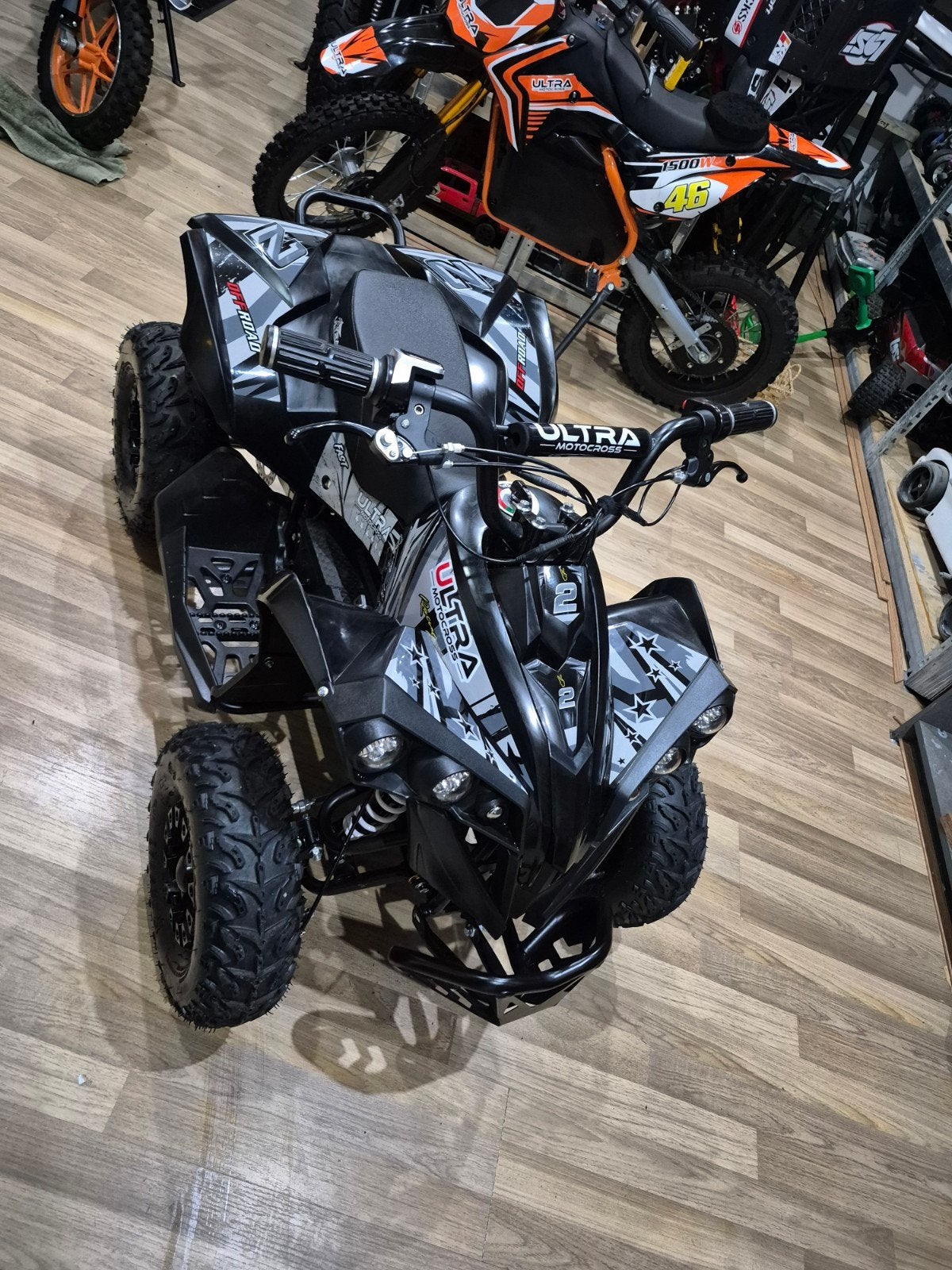 Ultra 1200w 48v Midi Quad - ZGAN, Fietsen en Brommers, Minibikes, Midibikes en Pitbikes, Ophalen, Overige typen, Zo goed als nieuw