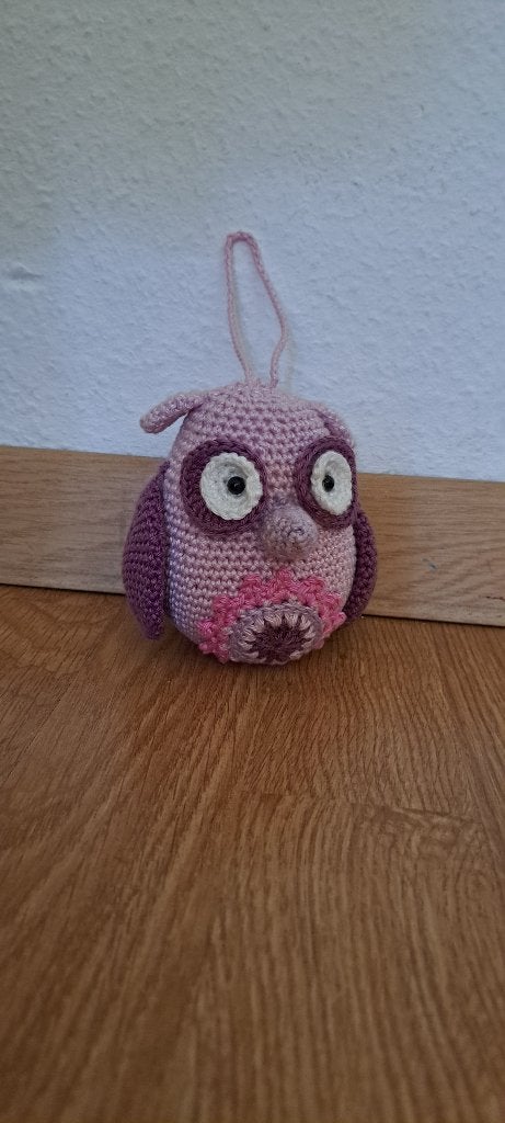 uil tassenhanger gehaakt, Hobby en Vrije tijd, Breien en Haken, Nieuw, Haken, Overige typen, Ophalen of Verzenden