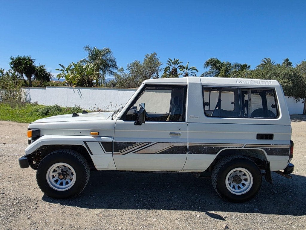 Toyota Land Cruiser LJ73 250 Turbo Diesel 1989 100%roestvrij, Stof, Overige modellen, Wit, Bedrijf