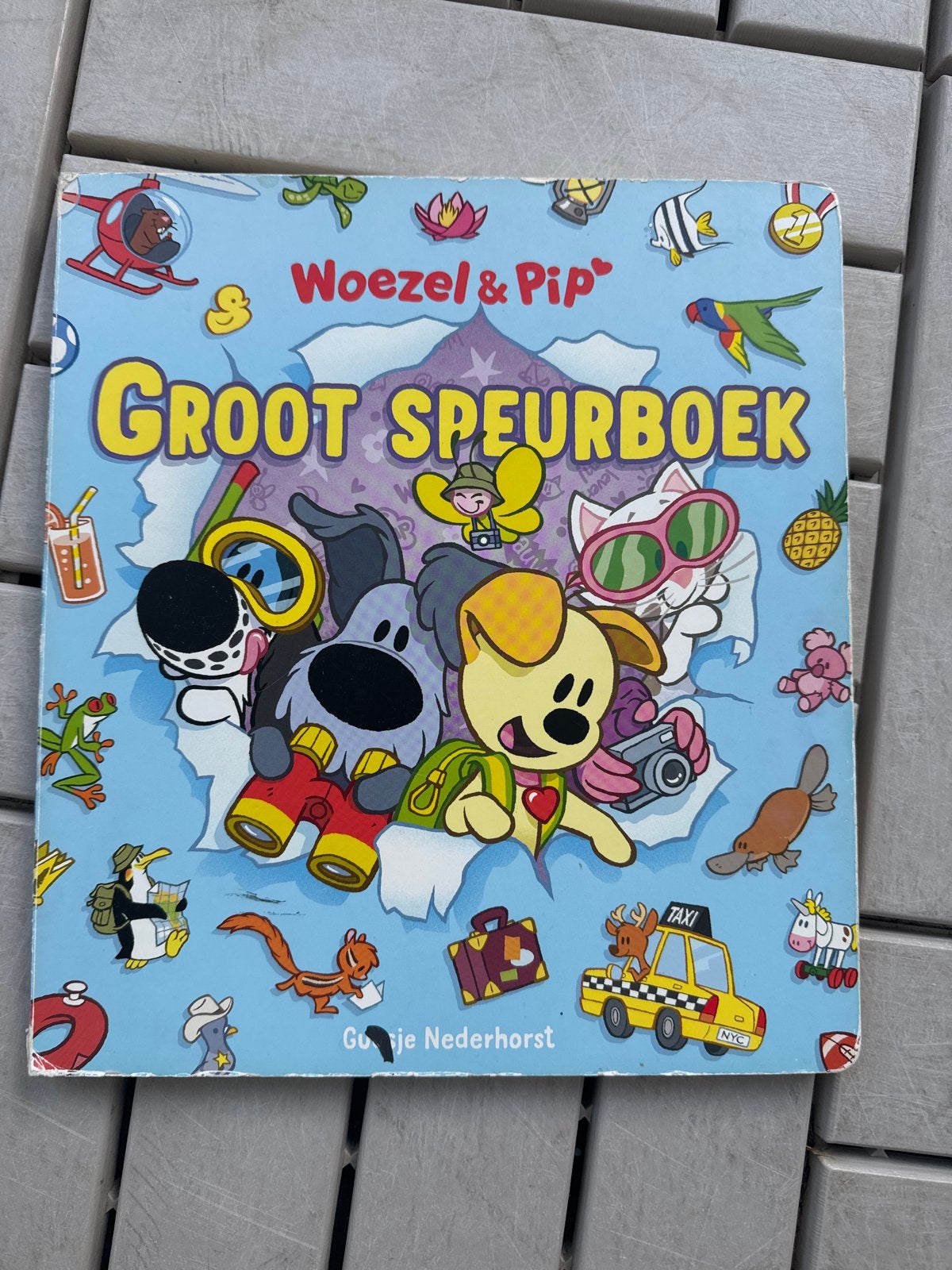 Woezel & Pip Groot Speurboek - Gebruikssporen aan randen, Gelezen, Fictie algemeen, Jongen of Meisje, Ophalen of Verzenden