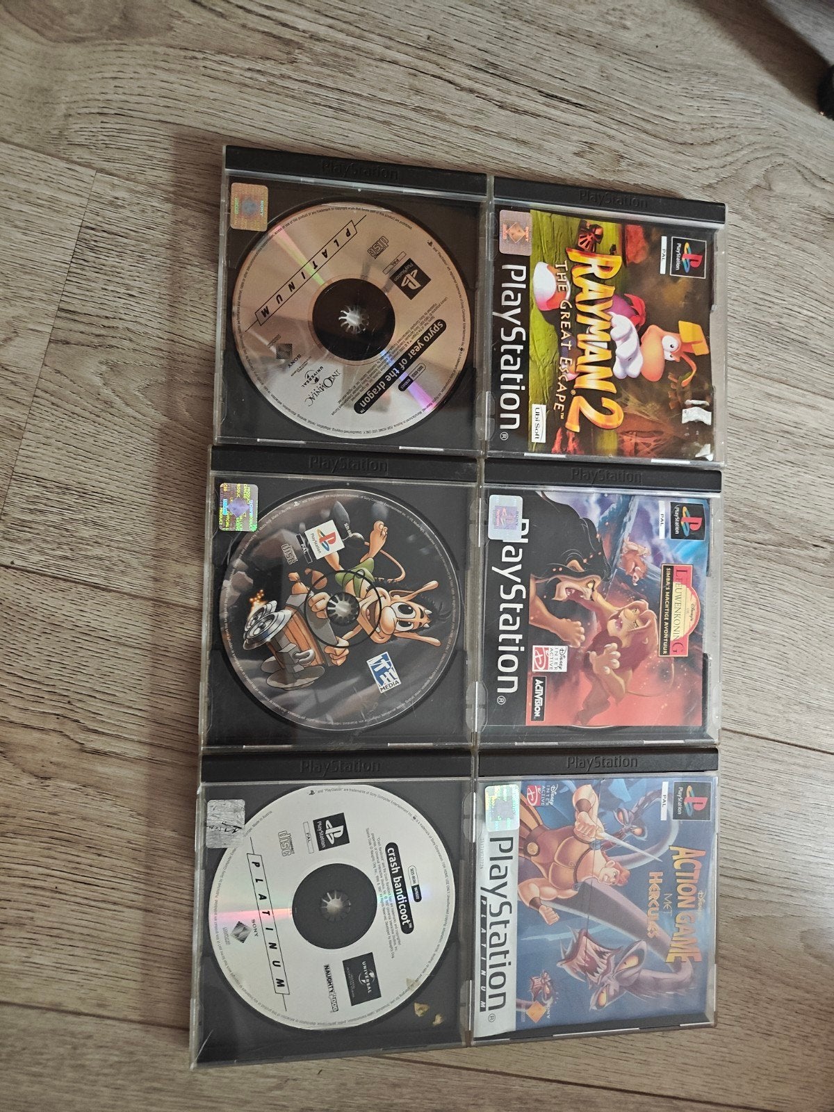 Hercules, Rayman 2, Crash bandicoot en meer ps1, Spelcomputers en Games, Avontuur en Actie, Gebruikt, 1 speler, Ophalen of Verzenden