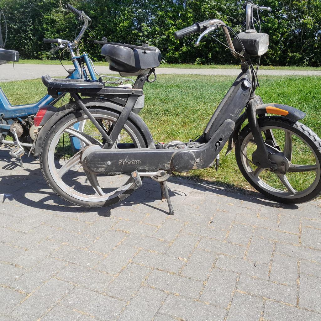 Mooie zwarte piaggio, Fietsen en Brommers, Brommers | Oldtimers, Ophalen, Overige merken
