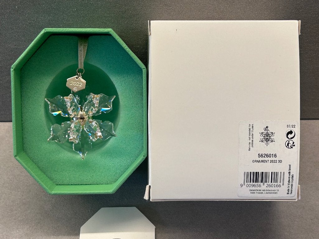 Swarovski SALE Kerstster 2022 - 3D Ornament SALE, Ophalen of Verzenden, Nieuw, Figuurtje