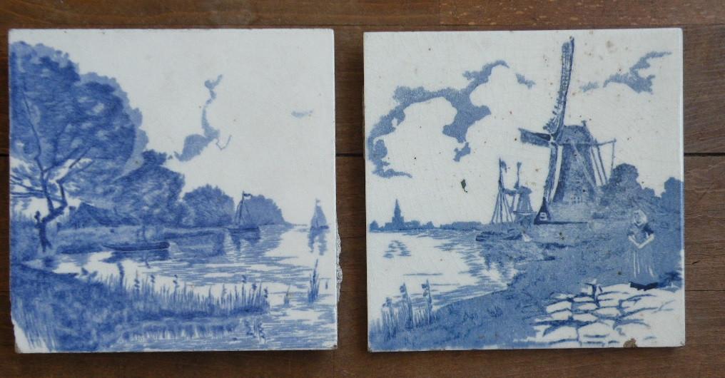 Tegels, antiek. Ong. 1900 – 1910., Antiek en Kunst, Ophalen of Verzenden
