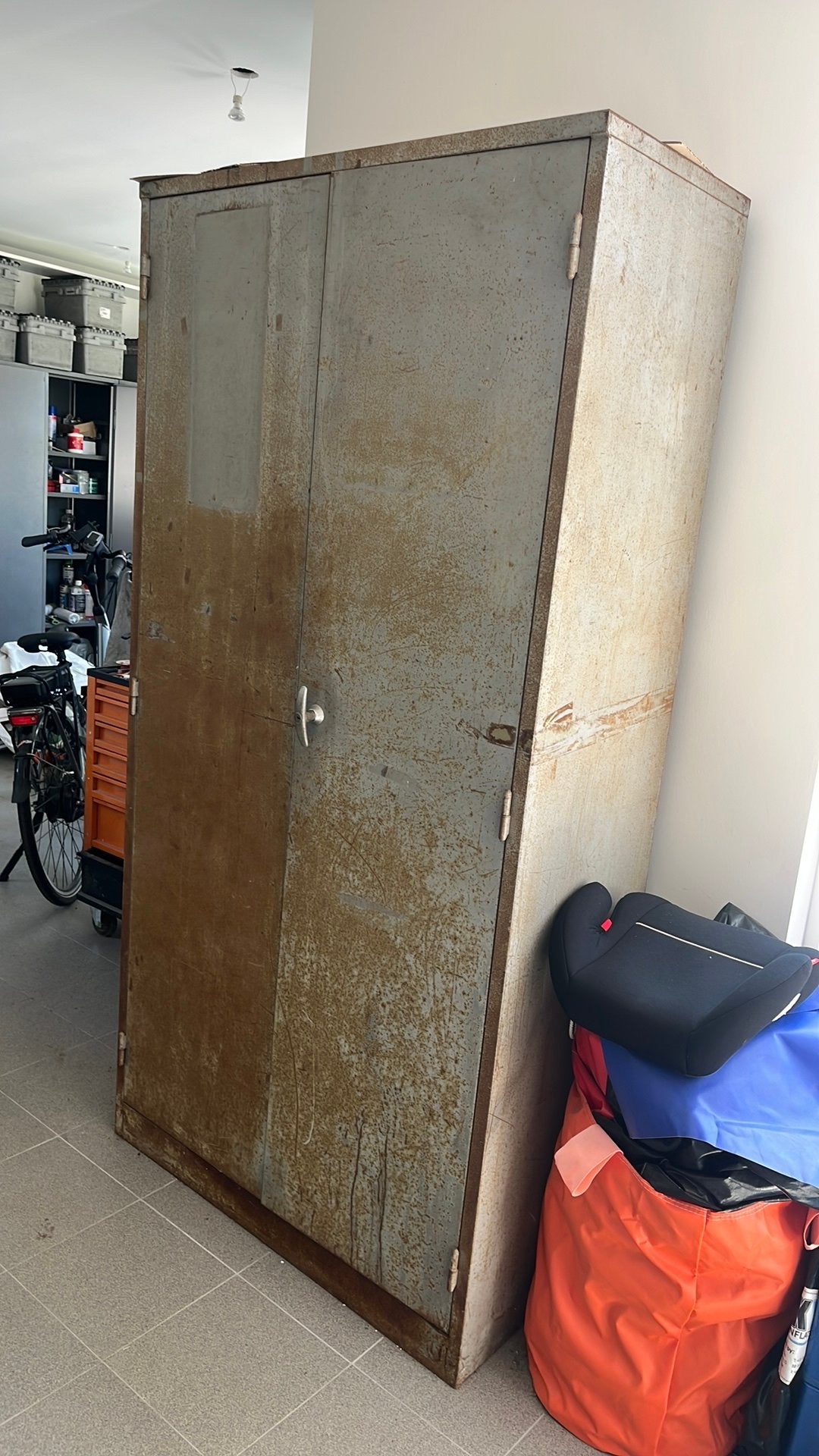 Archiefkast stalen kast groot degelijk, Ophalen, Gebruikt