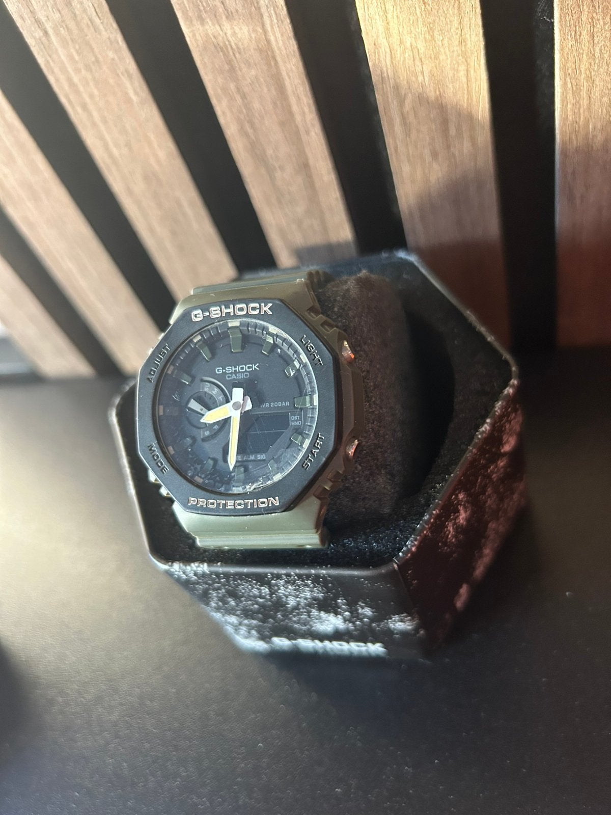 Casio G-Schock GA-2100 | groene uitvoering |, Sieraden, Tassen en Uiterlijk, Horloges | Heren, Casio, Kunststof, Verzenden, Polshorloge
