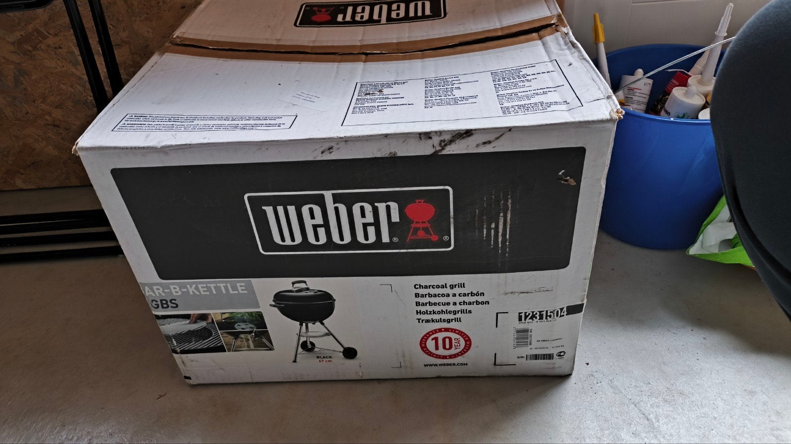 Nieuwe Weber Bar-B-Kettle GBS Houtskoolbarbecue BBQ, Ophalen, Nieuw, Weber