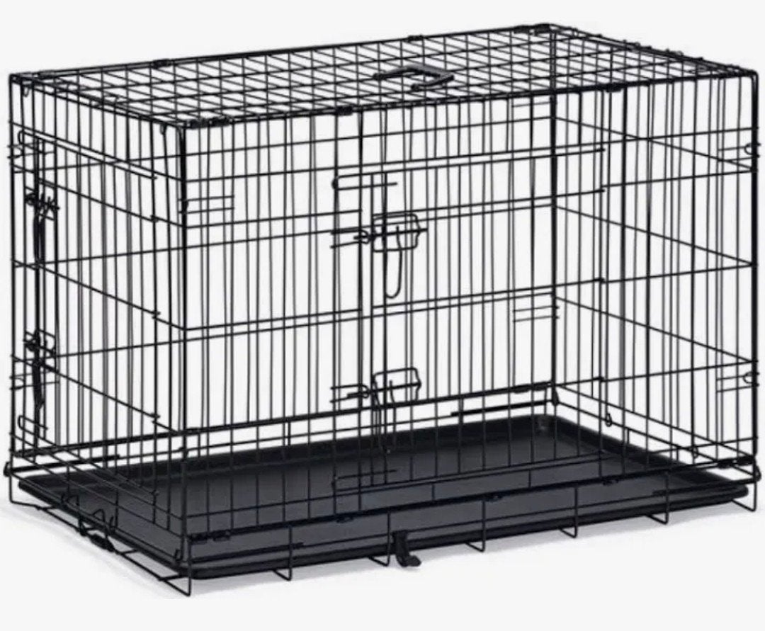 Hondenbench zwart, Ophalen, Zo goed als nieuw, 75 tot 110 cm, Minder dan 65 cm