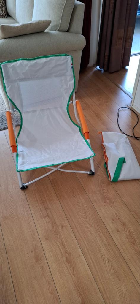 Compacte opvouwbare campingstoel NIEUW, Caravans en Kamperen, Ophalen, Campingstoel