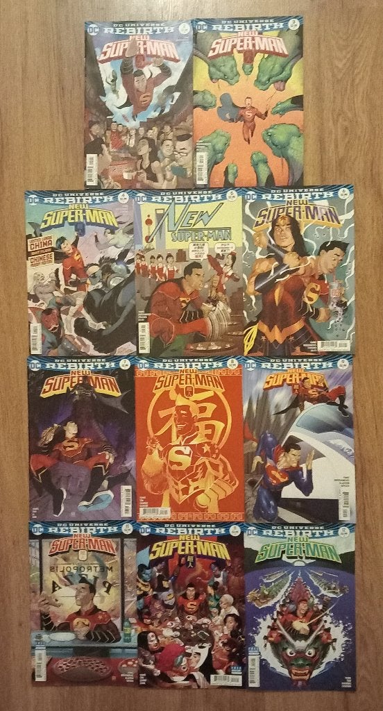 DC Rebirth - New Super-Man comics (Nijmegen oost), Amerika, Ophalen of Verzenden, Zo goed als nieuw, Meerdere comics