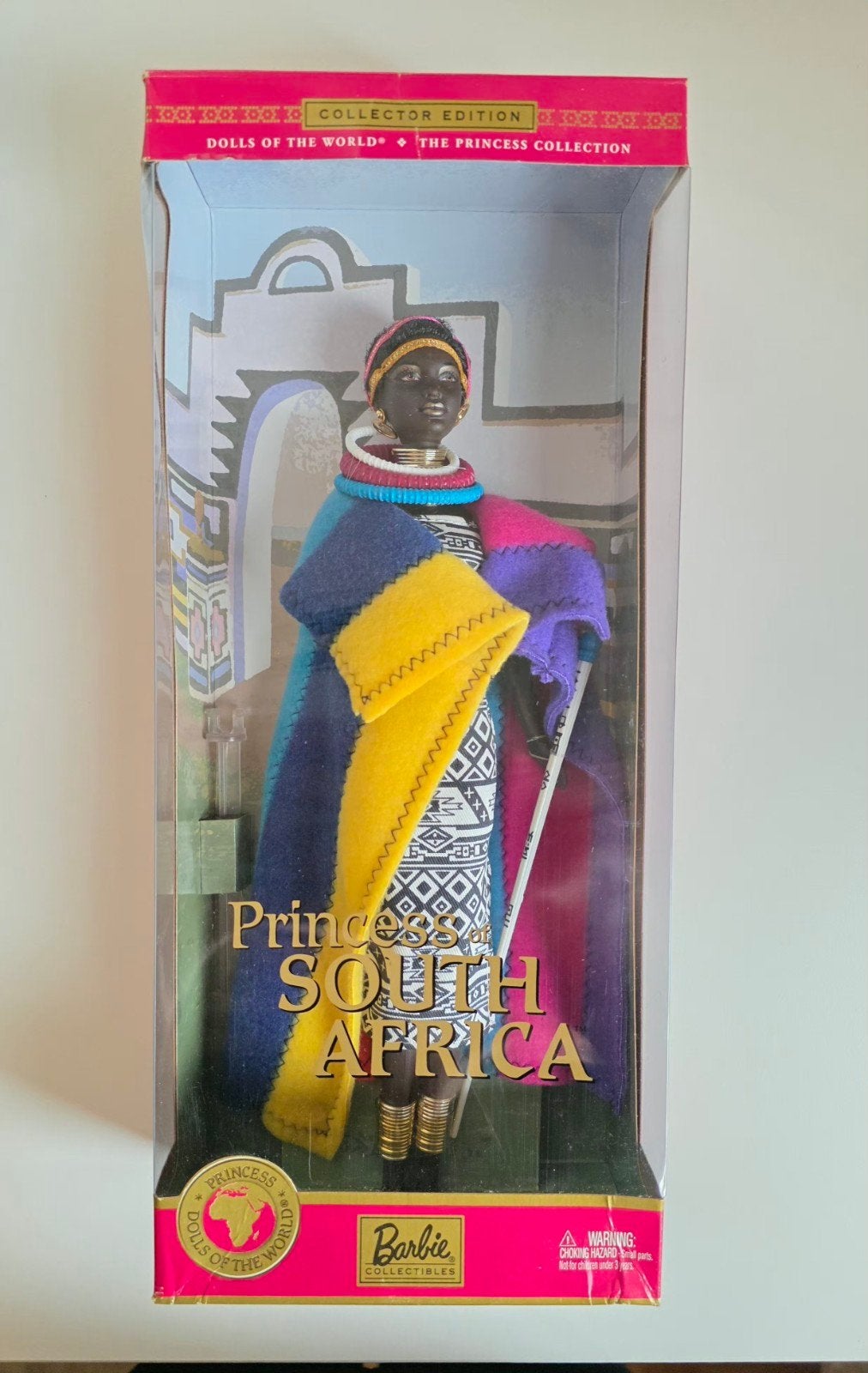 Barbie DOTW Princess of South Africa NRFB, Verzamelen, Poppen, Ophalen of Verzenden, Nieuw, Fashion Doll