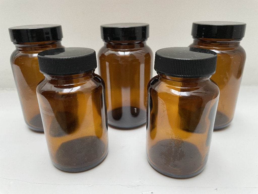 Diverse glazen apothekersflessen en -potten, Huis en Inrichting, Pot, Bus of Blik, Ophalen of Verzenden, Overige merken, Glas