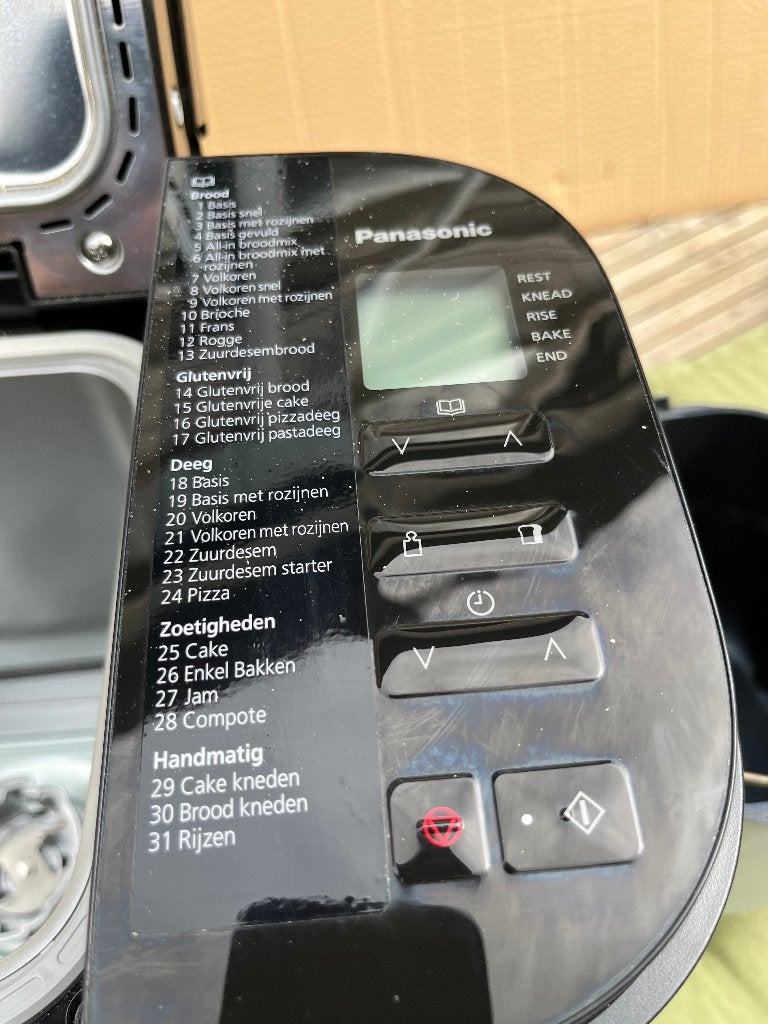 broodbak machine Panasonic SD2550, Met timer, Nieuw, Ophalen of Verzenden, 1200 tot 1600 gram deeg