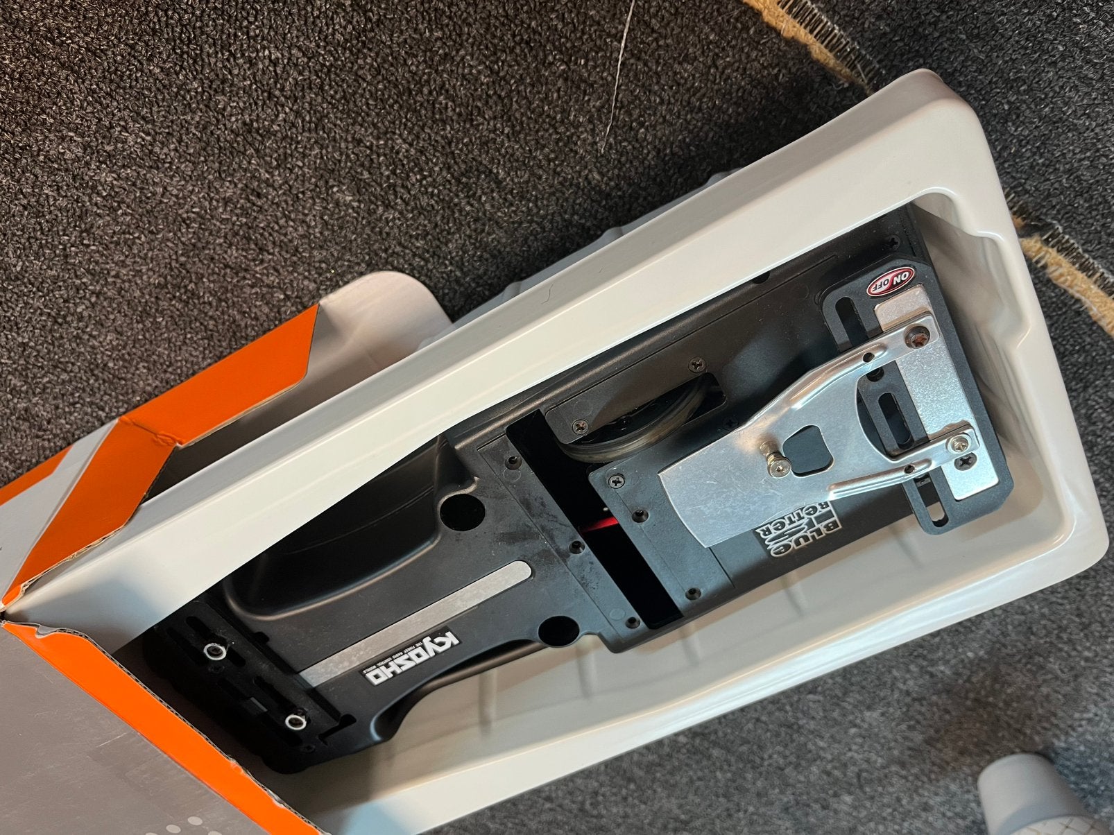 Kyosho spada motor en starter box voor spada vintage rc, Ophalen of Verzenden, Nitro, Onderdeel