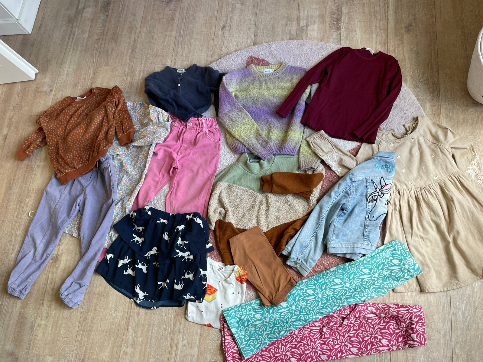 Kledingpakket maat 122 meisje, H&M, Filou&friends, CarlijnQ, Ophalen of Verzenden, Gebruikt