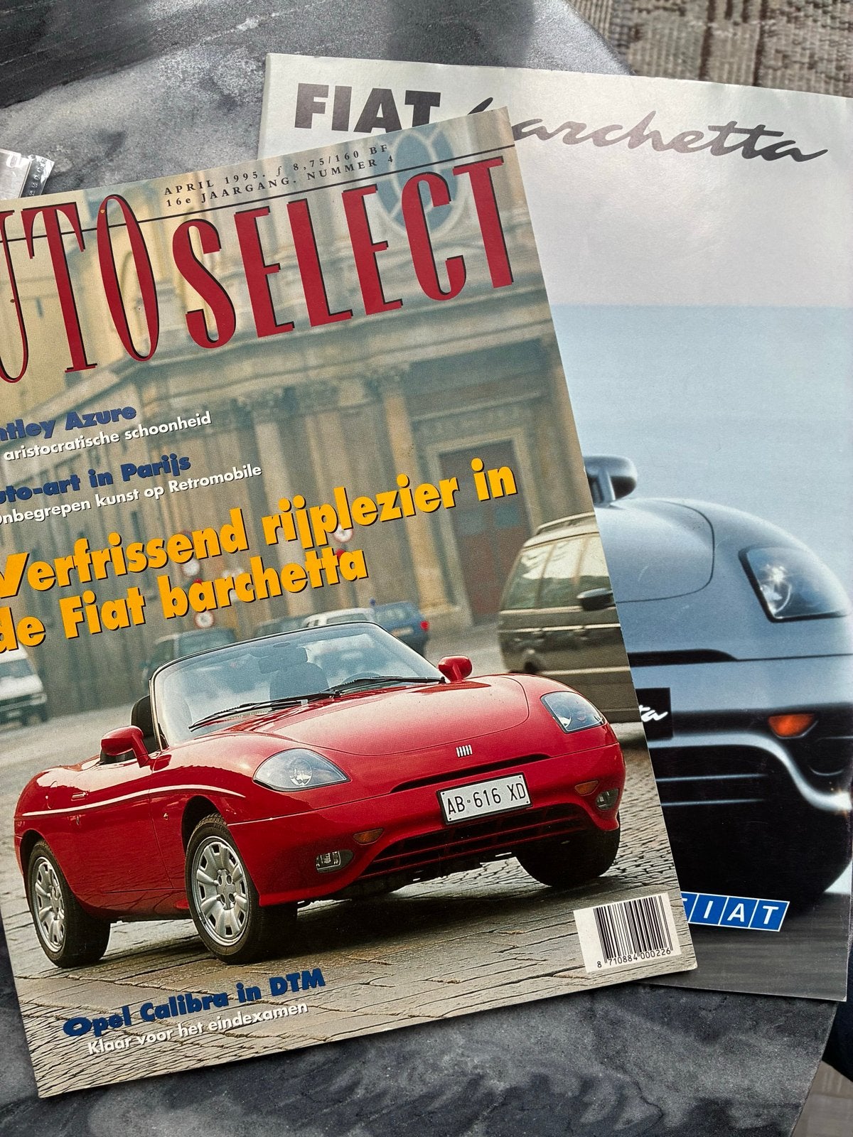 Fiat Barchetta brochure en Auto Select magazine (1995), Ophalen of Verzenden, Gelezen