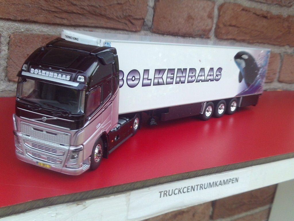 Tekno  Volvo  FH4  Globetrotter  XL  van  Bolkenbaas., Hobby en Vrije tijd, Modelauto's | 1:50, Ophalen of Verzenden, Nieuw, Bus of Vrachtwagen