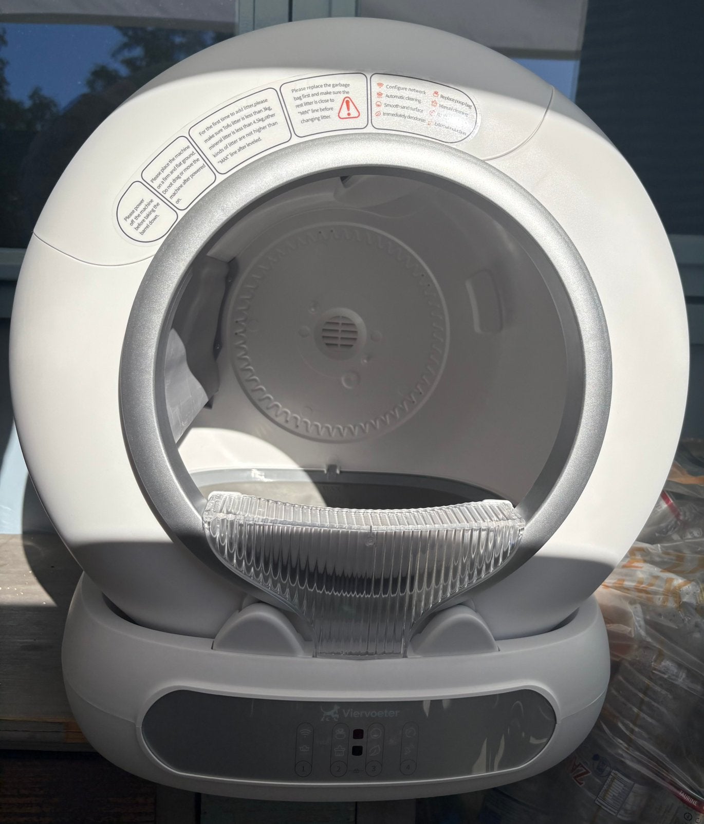 Viervoeter fresh 3 elektrische kattenbak, Ophalen, Zelfreinigend, Zo goed als nieuw