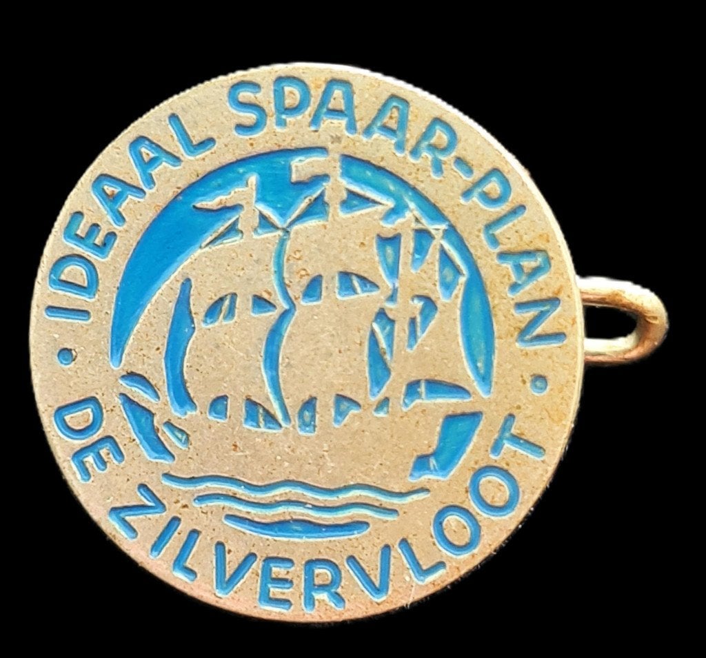 De Zilvervloot- Ideaal Spaar-Plan broche, Verzenden, Merk