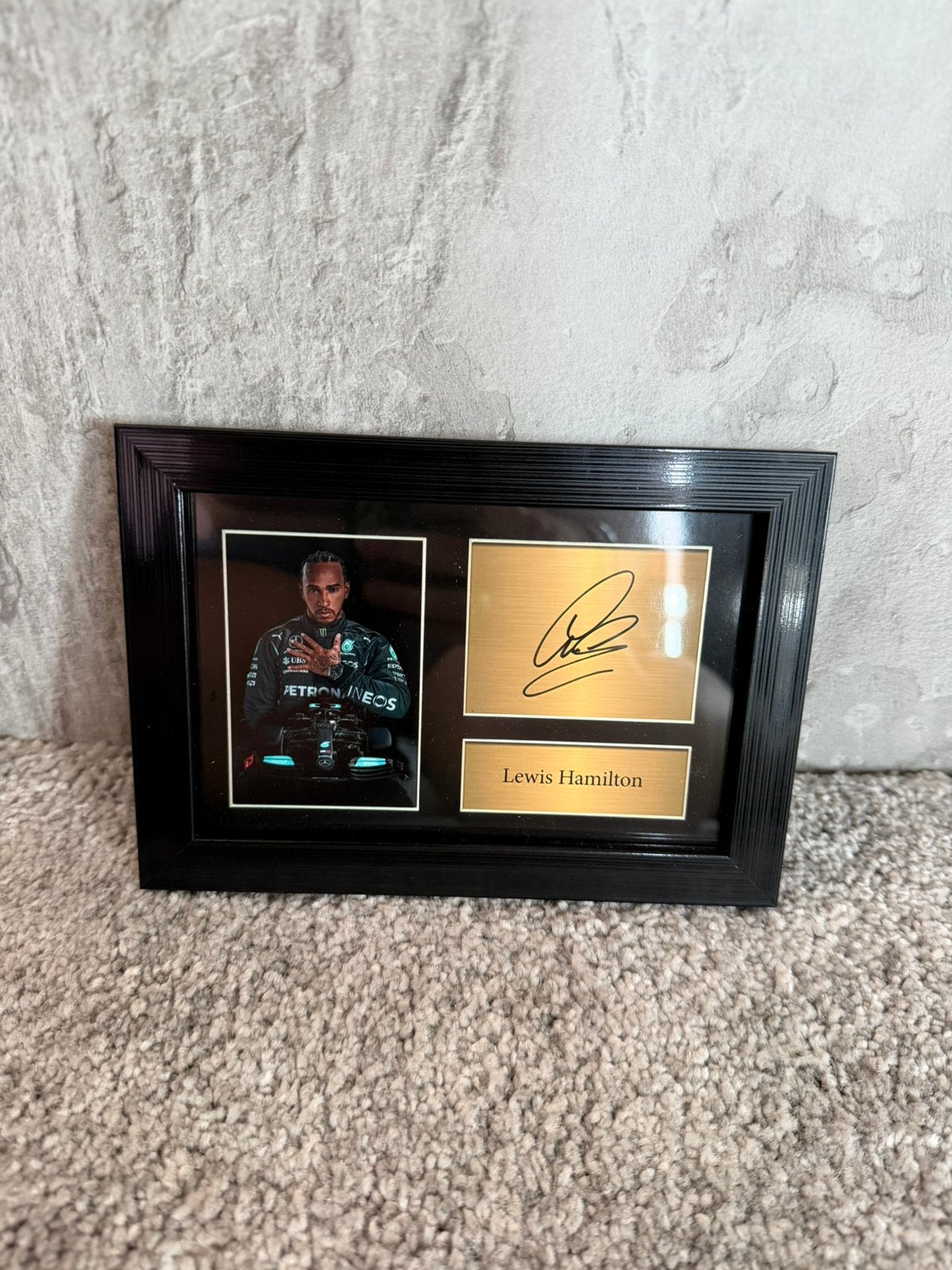 Lewis Hamilton Ferrari Formule 1 handtekening foto 10x15, Ophalen of Verzenden, Nieuw, Formule 1