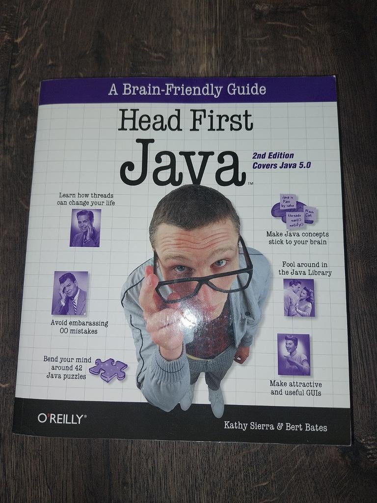Head First Java - 2nd Edition (O'Reilly), Boeken, Informatica en Computer, Nieuw, Programmeertaal of Theorie, Ophalen of Verzenden